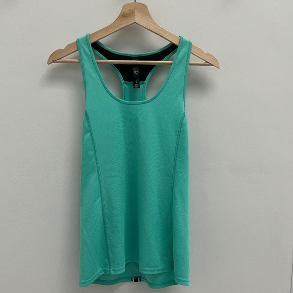 Aeropostale Live Love Dream Mint Green Racerback Yoga Tank - Picture 1 of 3